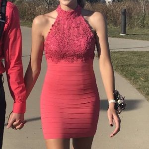 Sherri Hill short pink dress